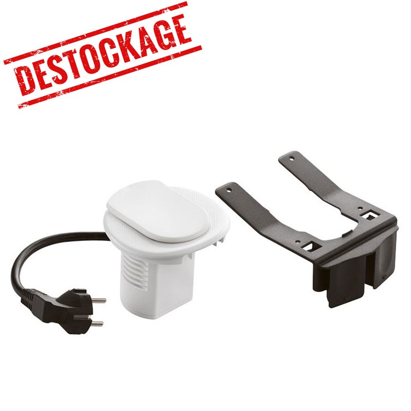 Module de Bureau Encastré LEGRAND 2P+T - Blanc (054050)
