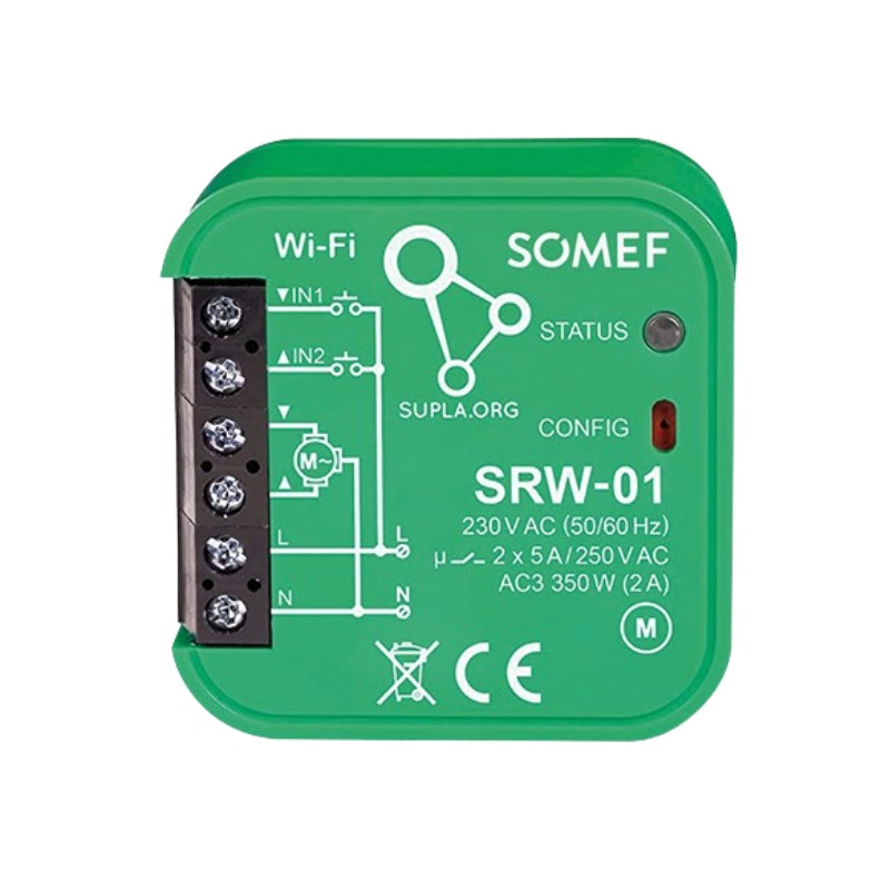 Module De Centralisation SRW-01 Pour Volet Roulant WI-FI