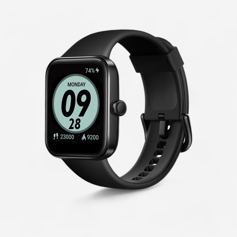 Montre Connectée DECATHLON CW500 Multisport Cardio - Noir - DECATHLON