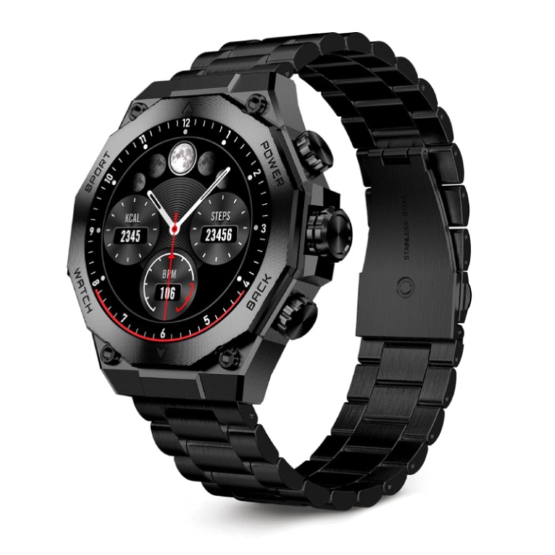 Montre Connectée KSIX BXSW21N AMOLED 1,43" - Titanium - KSIX