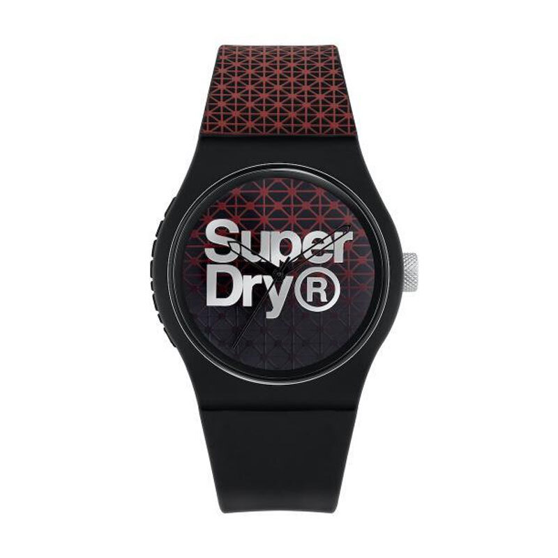 Montre SUPERDRY URBAN GEO SPORT SYG-268R - Noir & Rouge