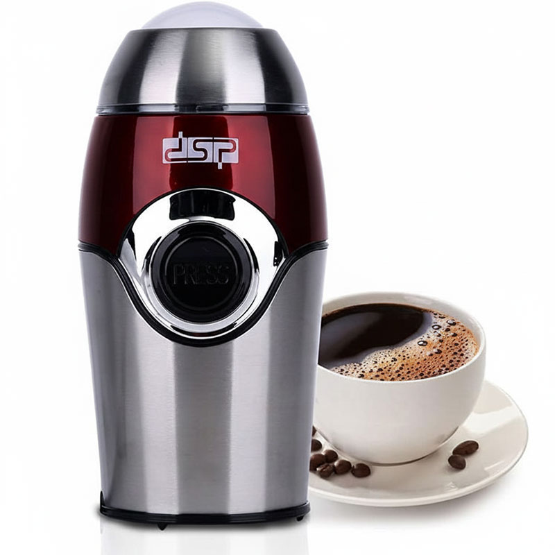 Moulin à Café Électrique DSP KA3001 200W - Rouge - DSP