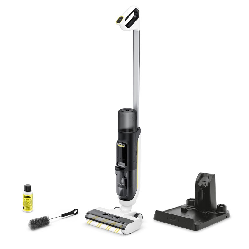 Nettoyeur De Sols KARCHER FCV 3 XtraClean 3-en-1 - Blanc