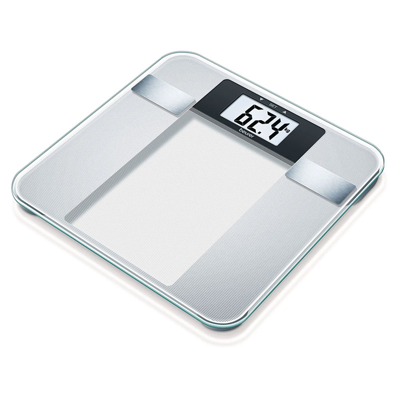 Pèse Personne Impédancemètre BEURER BG13 150Kg - Silver - BEURER
