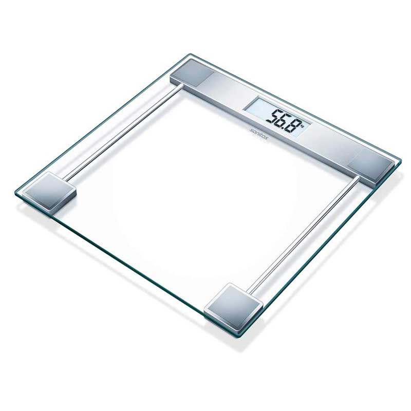 Pèse Personne Electronique SANITAS 150kg en Verre