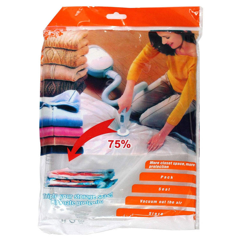 de 3x Sacs de Rangement Pour Vêtements 50x60CM + 70x100CM + 80x120CM