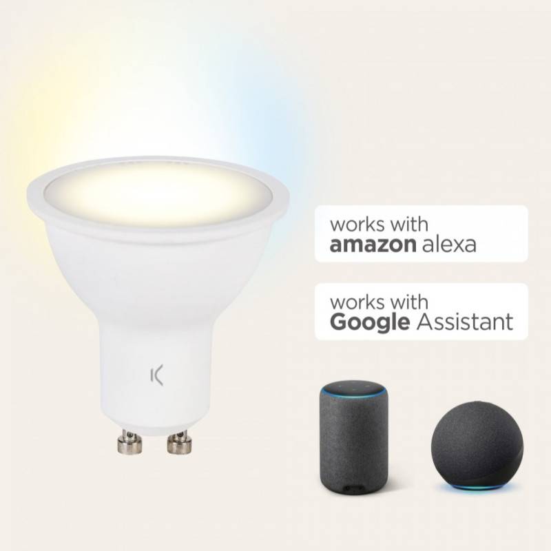 2 AMPOULES SMART LED KSIX BXBULBGU22 - Blanc