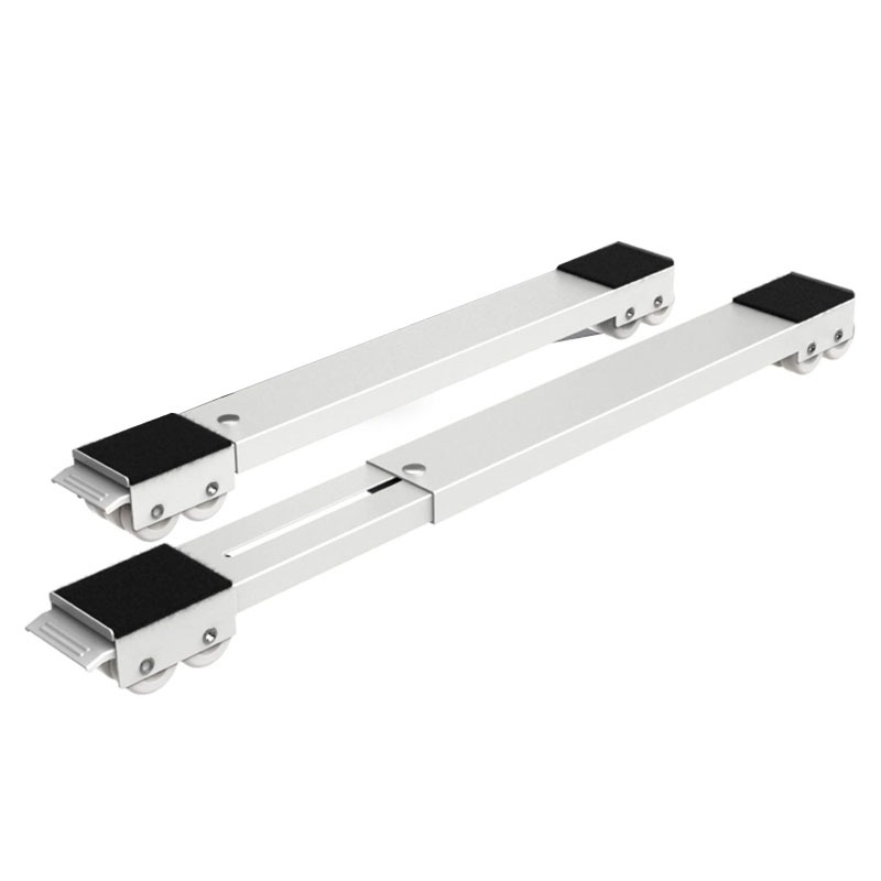 De 2 Supports à Roulettes Extensibles pour Électroménager et Meubles