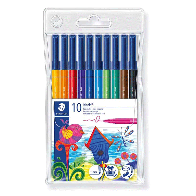 de 10 Feutres de Coloriage STAEDTLER 326 WP10