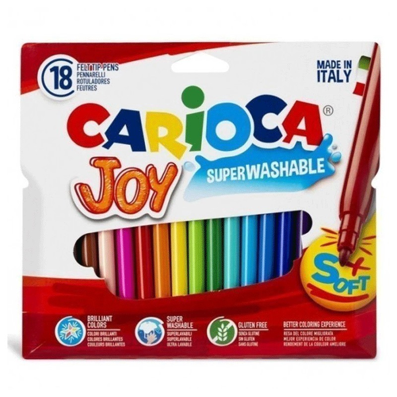 De 10 Feutres CARIOCA Joy Multicolore - CARIOCA