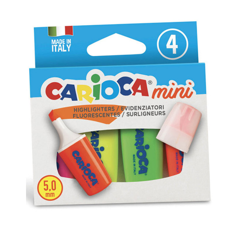 De 4 Fluo Carioca Mini Pochette - (42868) - CARIOCA
