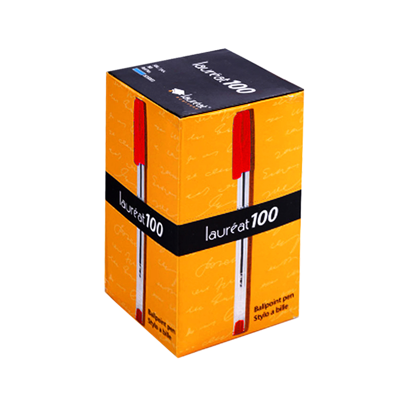 de 50 Stylos à Bille LAUREAT 100 Medium - Rouge