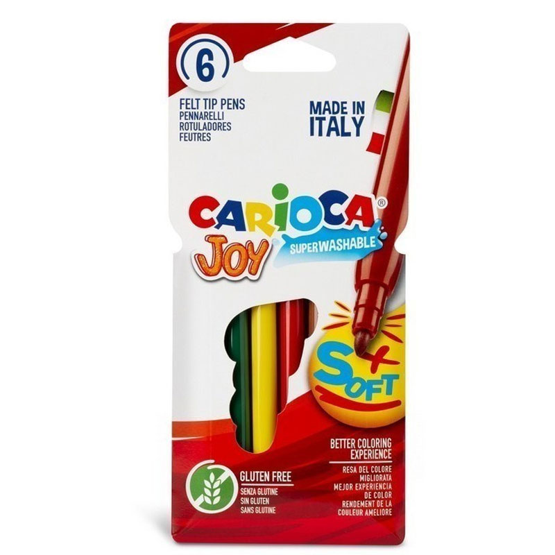 de 6 Feutres 40549 De Coloriage CARIOCA Joy - CARIOCA