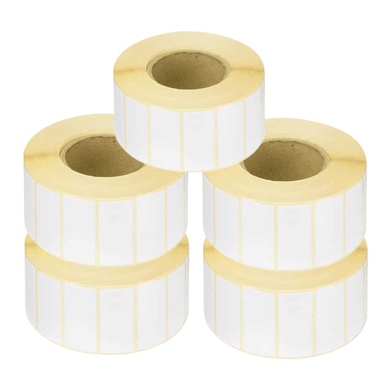 de 5 Rouleaux d'Étiquette Thermique 58 x43 mm - 750 Étiquettes