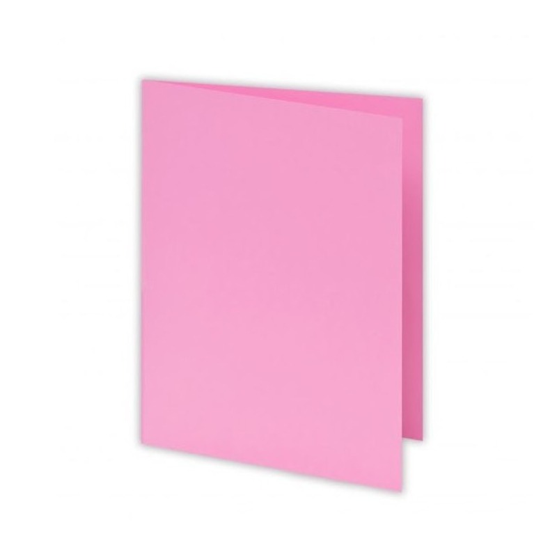 Paquet De 100 Chemises Cartonné RIBAT Bristol Pastel 160Gr 24*32 - Rose - RIBAT