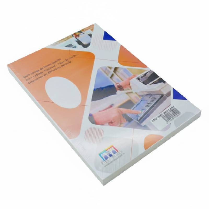 Paquet de 100 Feuilles RIBAT Couché Brillant A4 350G - RIBAT-PAPIER