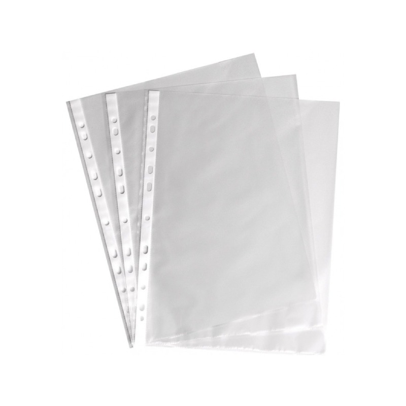 Paquet de 20 Pochettes en Polypropylène Perforées 50 Microns - Officeplast