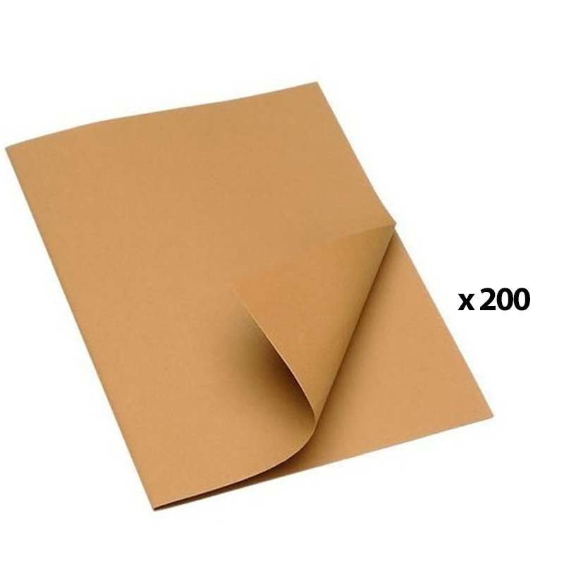 Paquet de 200 Chemise Kraft A4 24x32cm