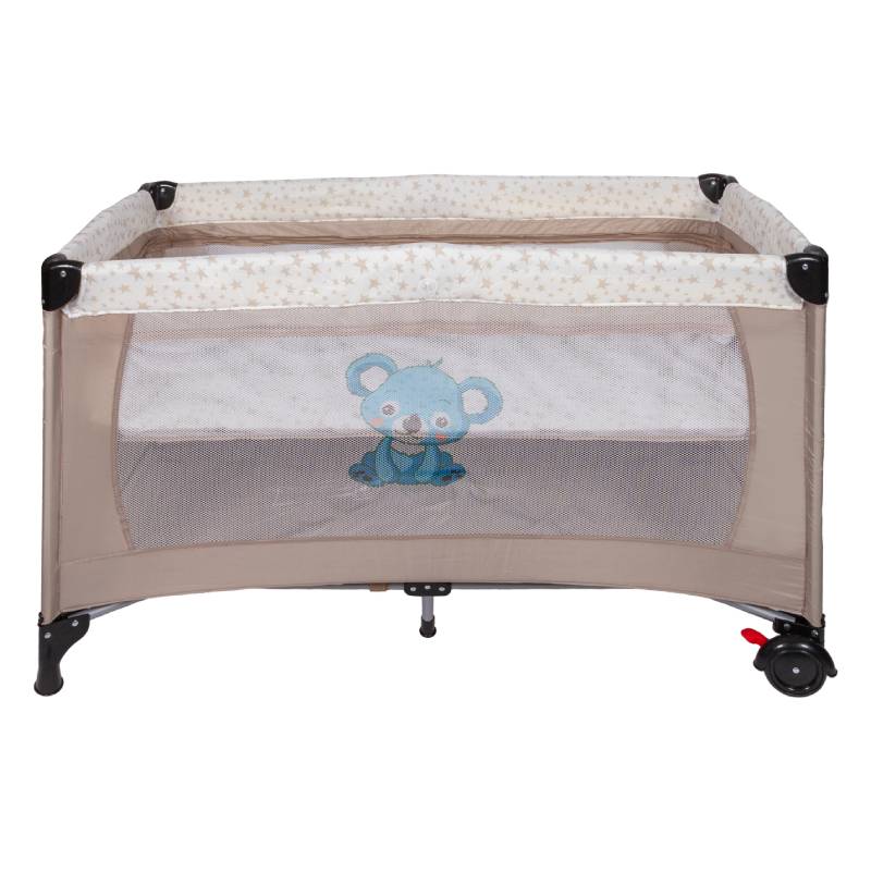 Parc Lit KOALA Bello Réglable - Beige & Grège