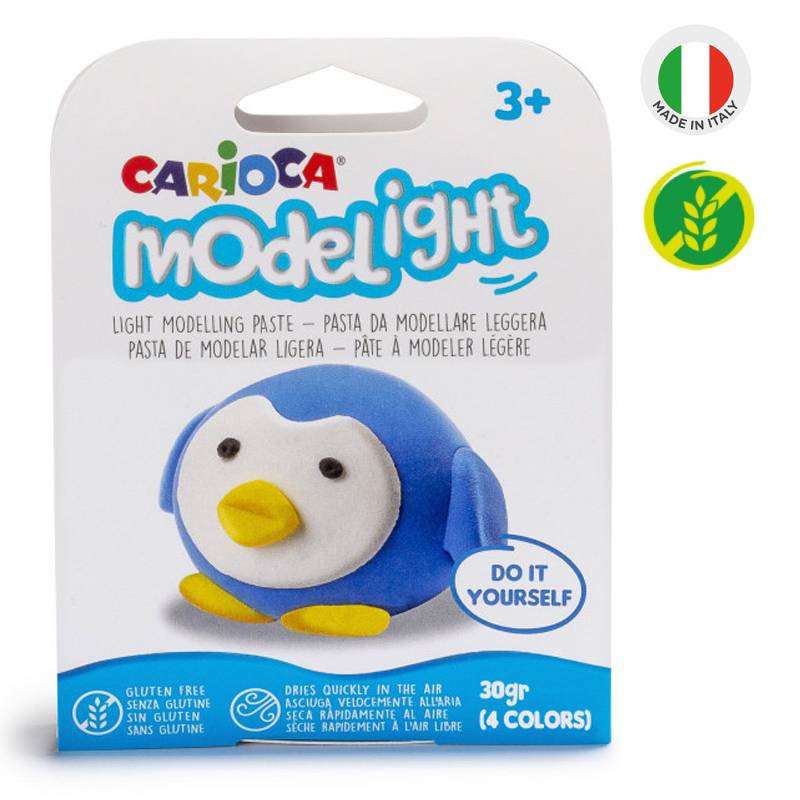 Pâte à modeler CARIOCA MODELIGHT Animals - Assortis