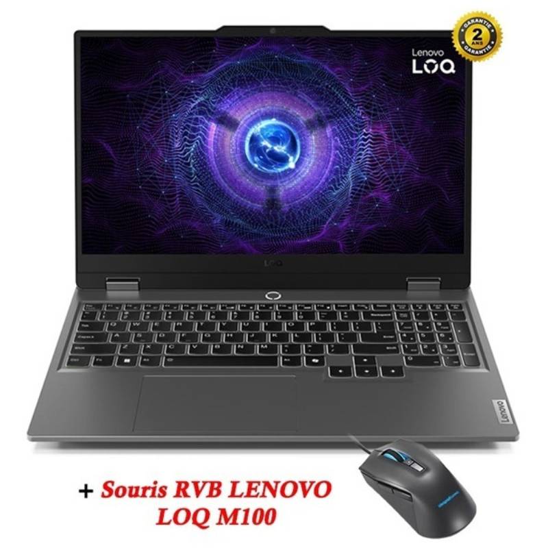 Gamer LENOVO LOQ 15IRX9 i5 13ème Gen 24GB RTX 4050 - Lenovo