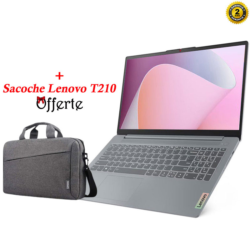 Pc Portable Lenovo IdeaPad Slim 3 15AMN8 AMD Ryzen 5 16Go 512Go SSD Windows 11 Pro