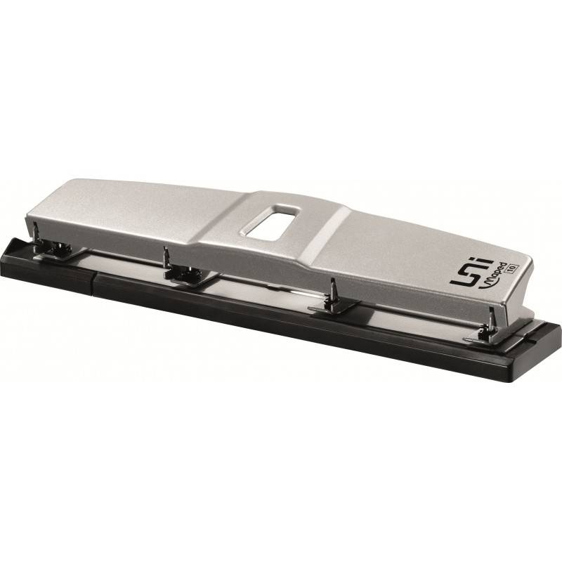 Perforateur MAPED Universal Metal 4 trous 10/12 feuilles - Gris