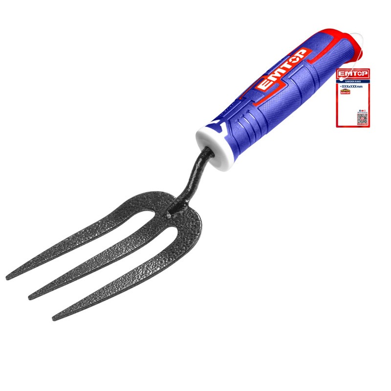 Petit Fourchette de Jardin Emtop EHFTF38 - Bleu