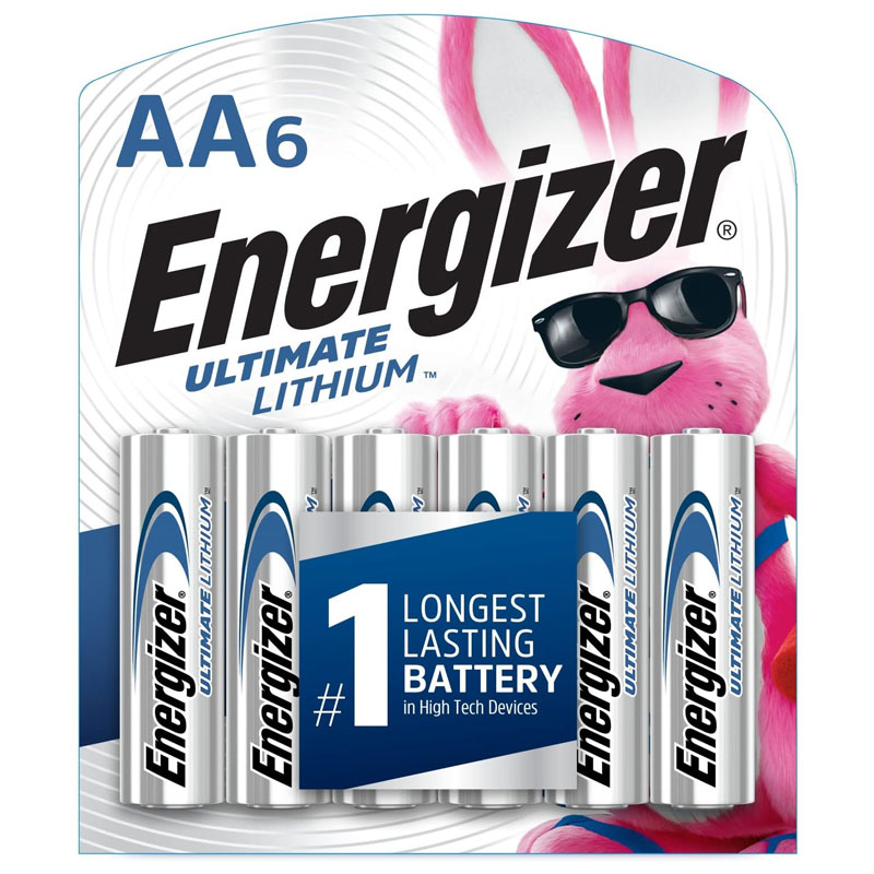 6 Piles ENERGIZER Ultimate Lithium AA 1.5V - ENERGIZER