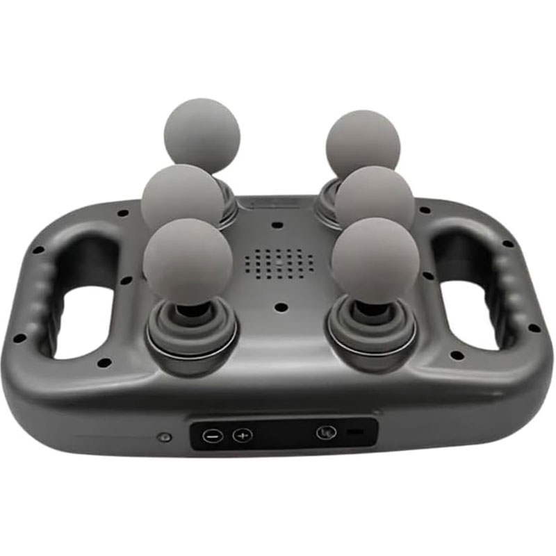 Massage Gun Multifonction à 6 Têtes - Noir