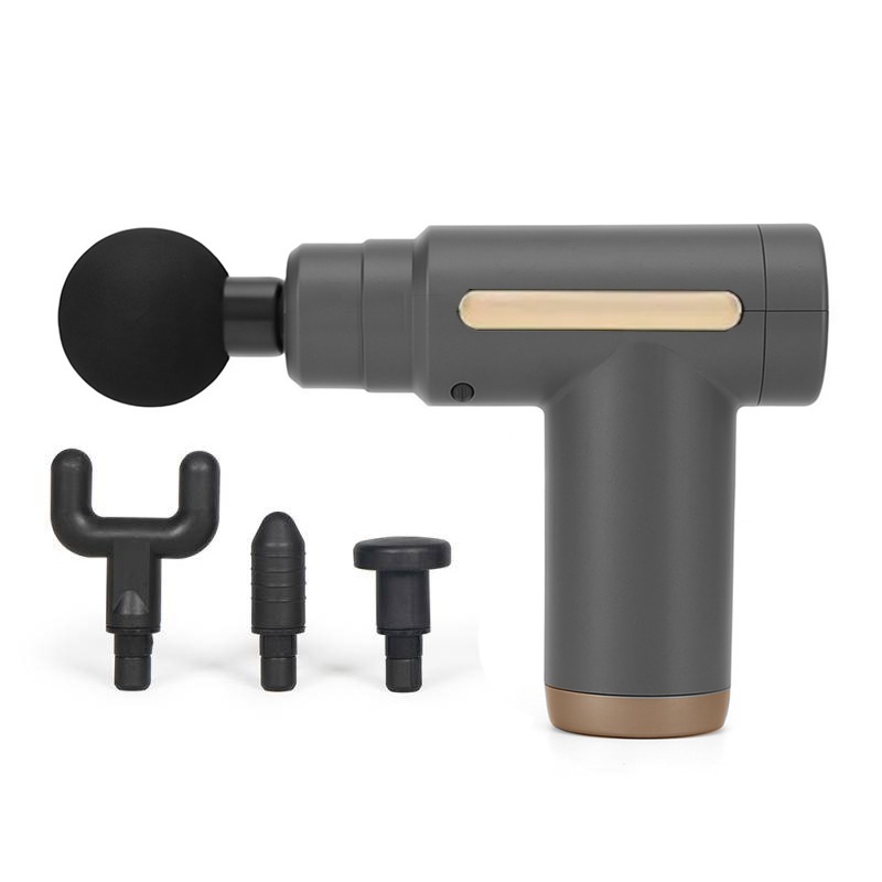 Pistolet de Massage Musculaire Sans Fil - Gris