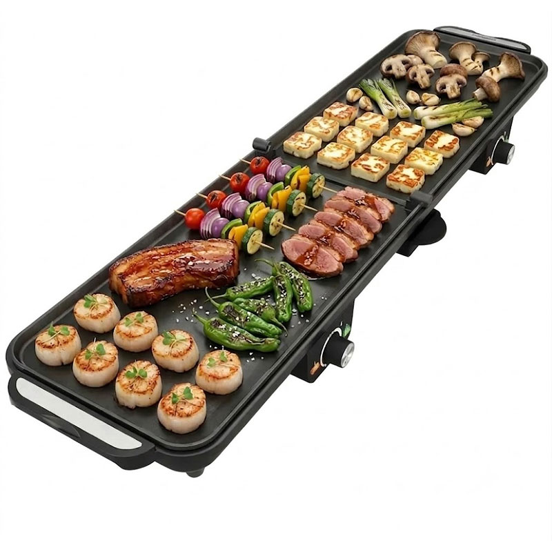 Barbecue Électrique ENZO AG-1009 XL 2400W - Noir - ENZO-EXTRA