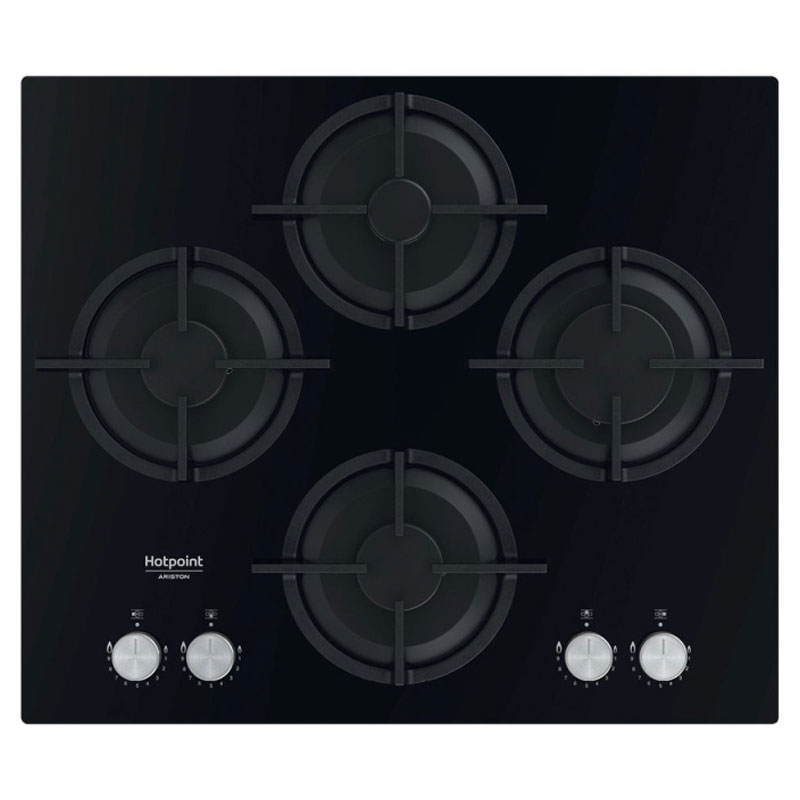 Plaque de Cuisson Encastrable ARISTON AGS-61S-BK 4 Feux 60cm - Noir - Ariston