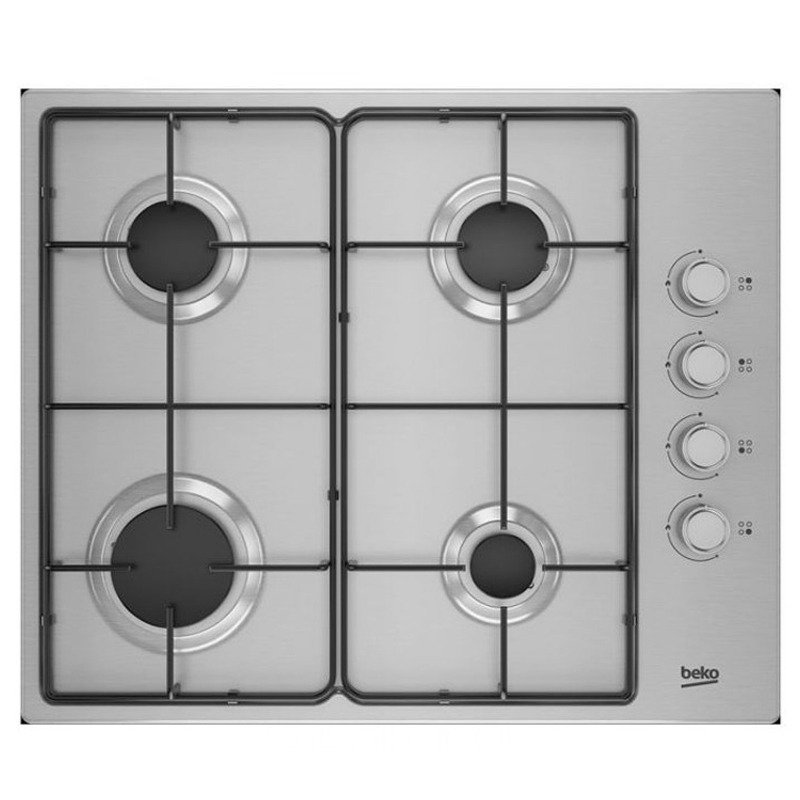 Plaque de Cuisson Encastrable BEKO HIGG64123SXL 4 Feux 61 cm - Inox - Beko