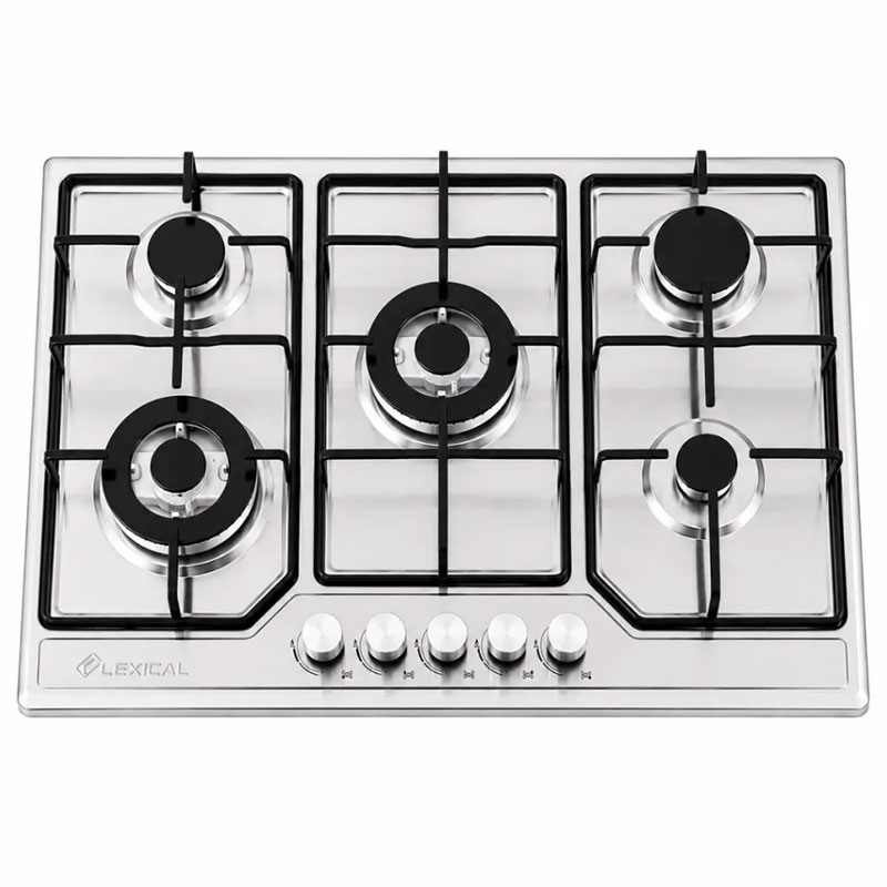 Plaque De Cuisson LEXICAL LGS-2854 5 Feux - Inox - LEXICAL