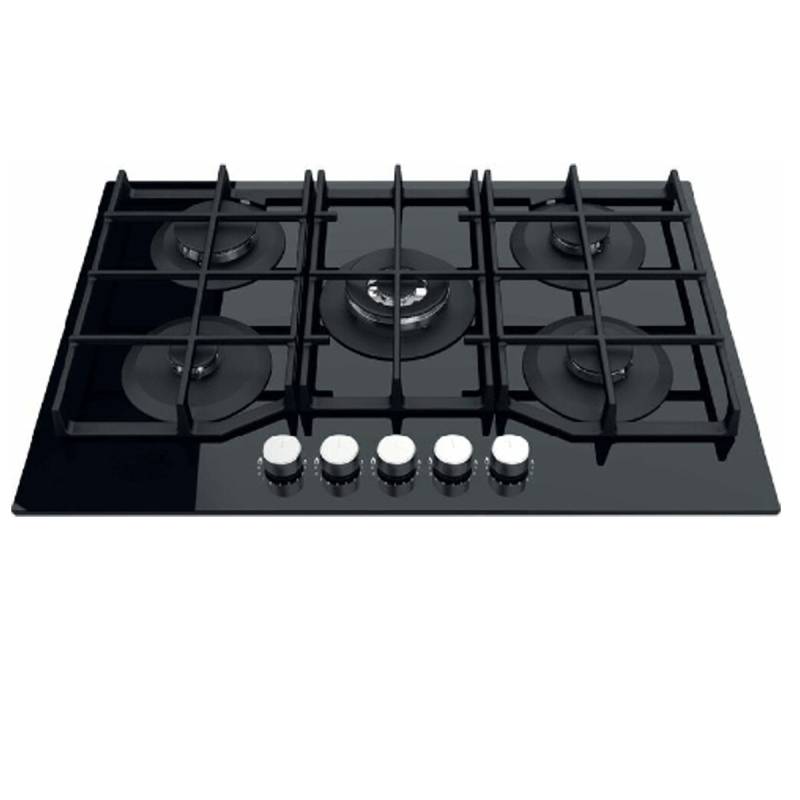 Plaque de Cuisson Encastrable ARISTON AGS-72F-BK 5 Feux 75cm - Noir - Ariston
