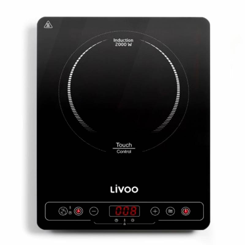 Plaque à Induction Simple LIVOO DOC235 2000Watts - Noir