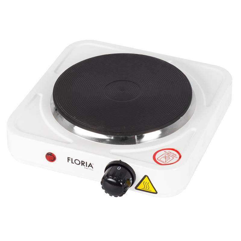 Plaque Électrique FLORIA ZLN2805 1000W - Blanc