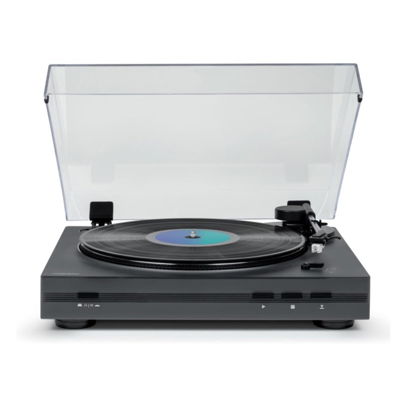 Platine Vinyle THOMSONTT355 Automatique- Blanc & Bois - THOMSON