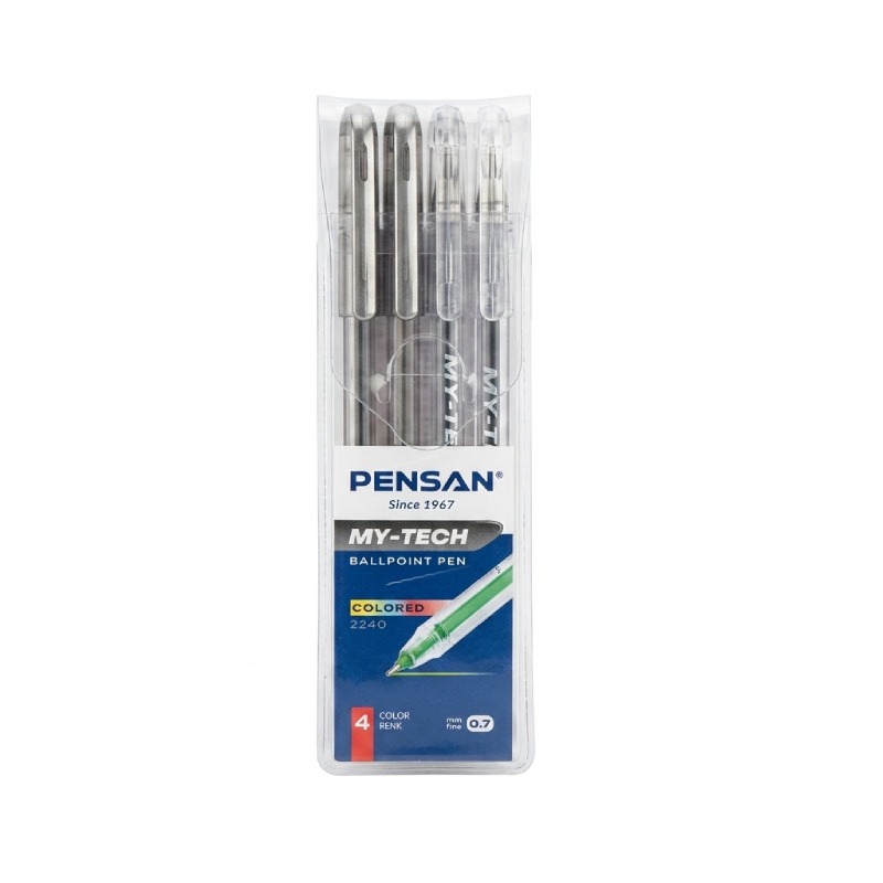 Pochette De 4 Stylos PENSAN A Bille My Tech - Assortis - PENSAN