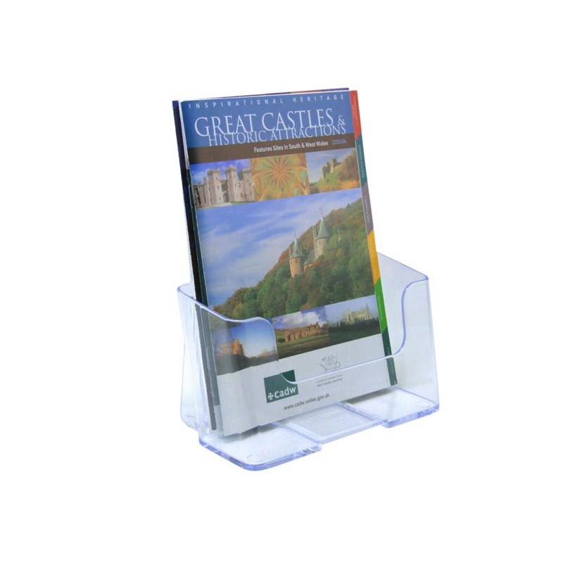 Porte Brochure FAIBO A5 1 Compartiment 20x17x10 cm - Transparent - FAIBO