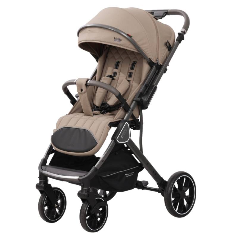 Poussette Bébé KIDILO K101 Réversible - Marron