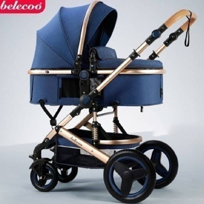 Poussette Landau BELECOO 530-W - Bleu