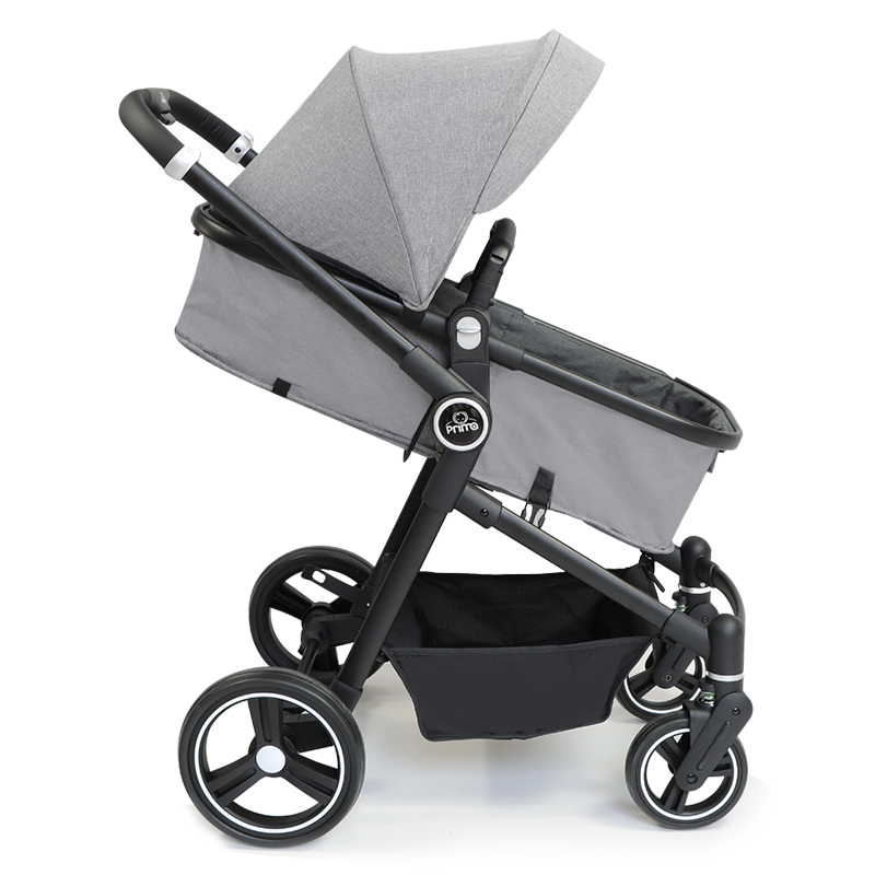 Poussette Landau PRIMA Amelia Réversible - Gris