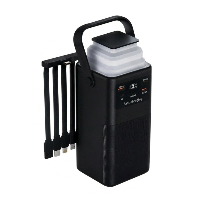 Power Bank PBQ-70 Inkax 50000 mAh 22.5W - Noir - INKAX