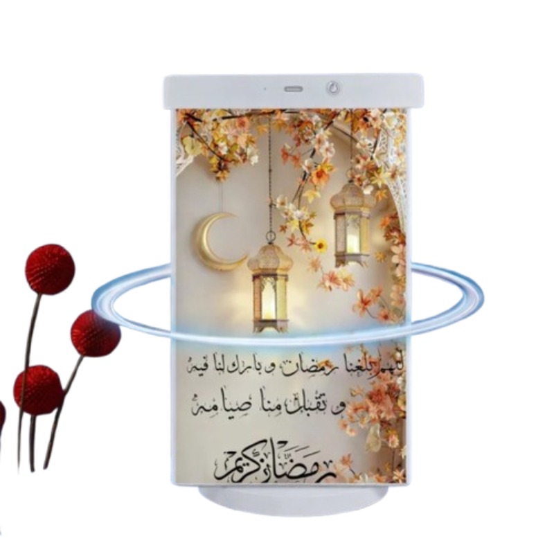 Présentoir Triangulaire Acrylique LED Rechargeable - NH135-5