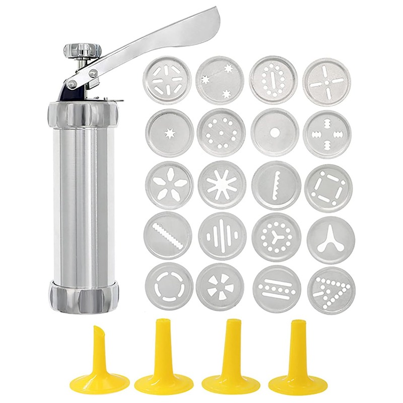 Presse À Biscuits Avec Accessoires - Chrome