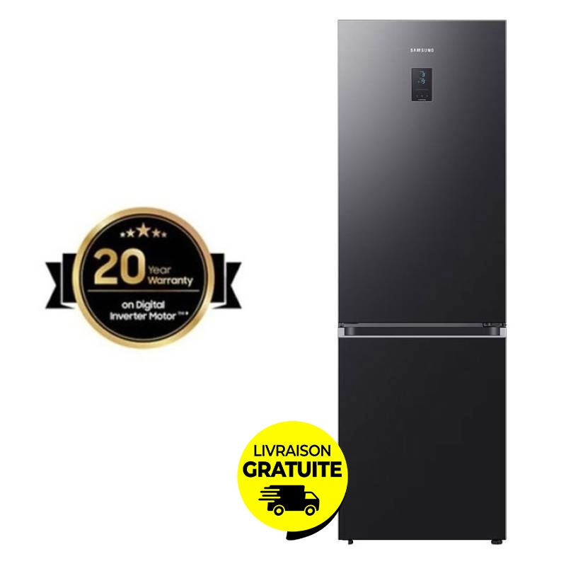 Réfrigérateur Combiné SAMSUNG RB34C673EB 355L NoFrost - Noir - Samsung