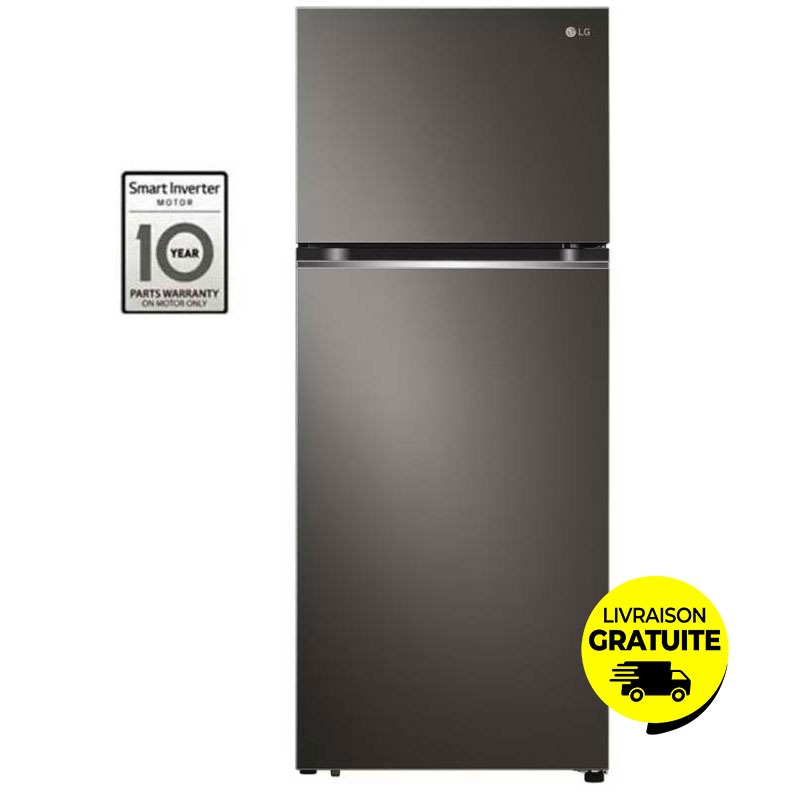 Inverter LG GN-B392PXGB 423Litres NoFrost - Noir - LG
