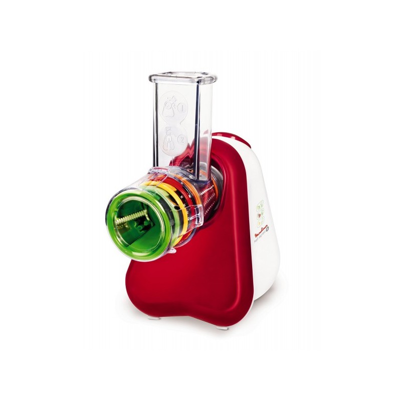 Râpe Multifonctions Moulinex DJ755G32 Fresh Express 150W - Blanc&Rouge - Moulinex